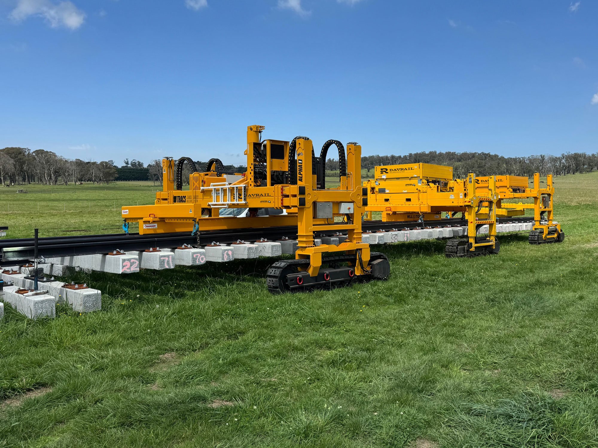 TRACS and Panel System on grass